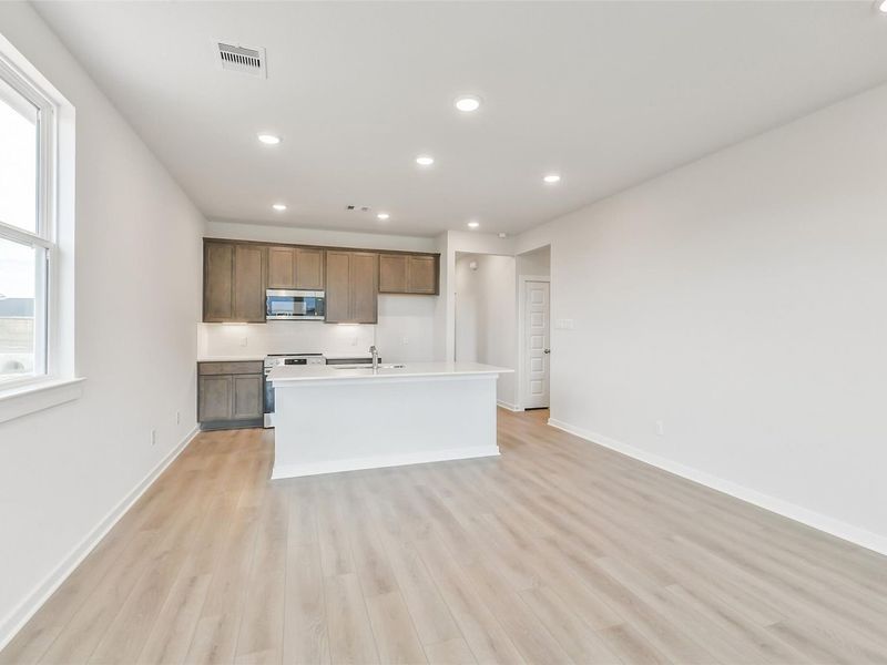 Furnished interior view inside a new home in Spring Branch Crossing, Conroe (Image 18).