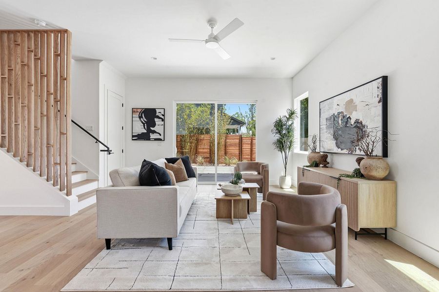 Furnished interior view inside a new home in , Austin (Image 5).