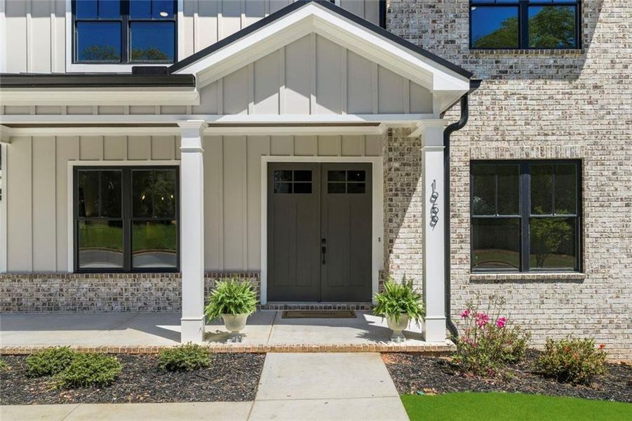 Exterior details and patio area of a home in , Atlanta (Image 4).