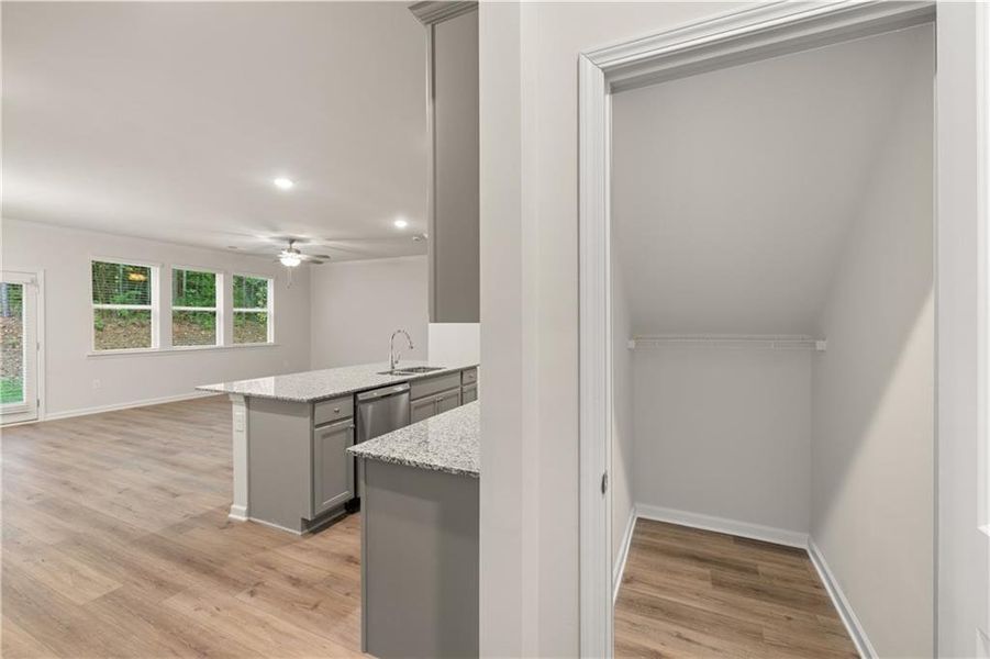 Furnished interior in a model home at The Retreat at Walden Park in Jonesboro (Image 25).