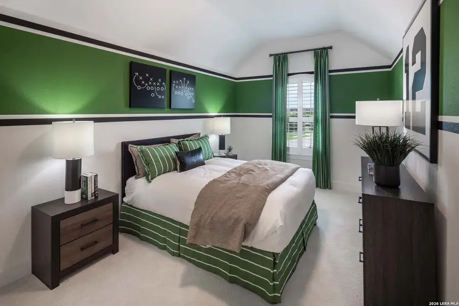 Furnished interior view inside a new home in Veramendi, New Braunfels (Image 23).