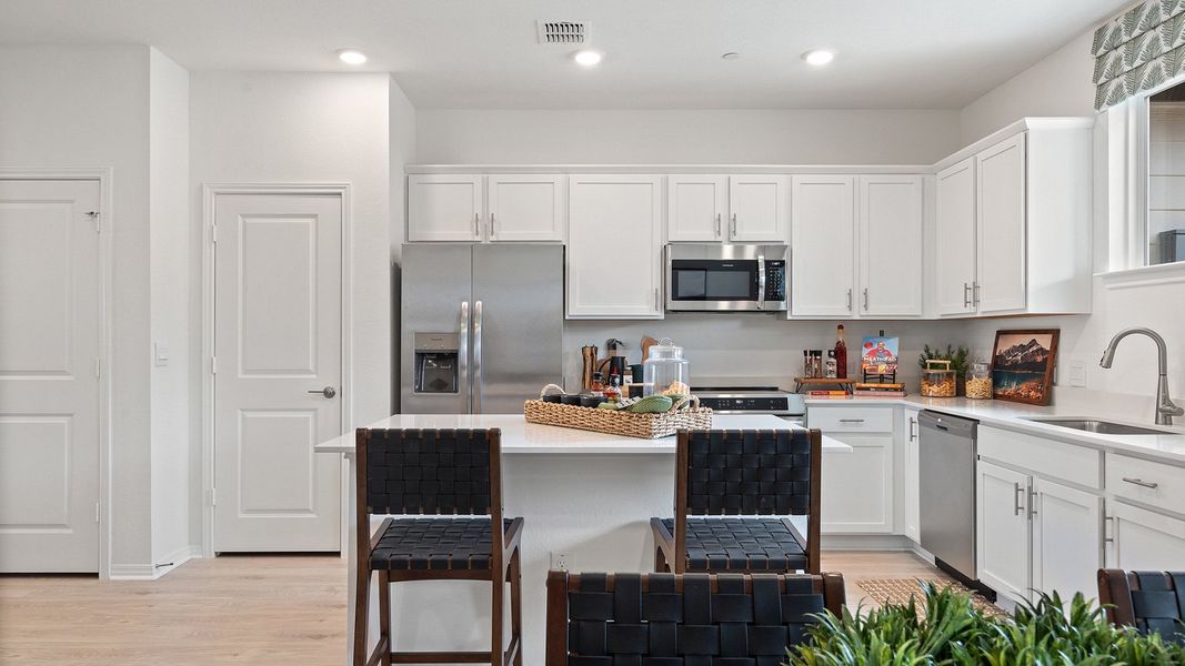Furnished interior view inside a new home in Avery Centre, Round Rock (Image 20).