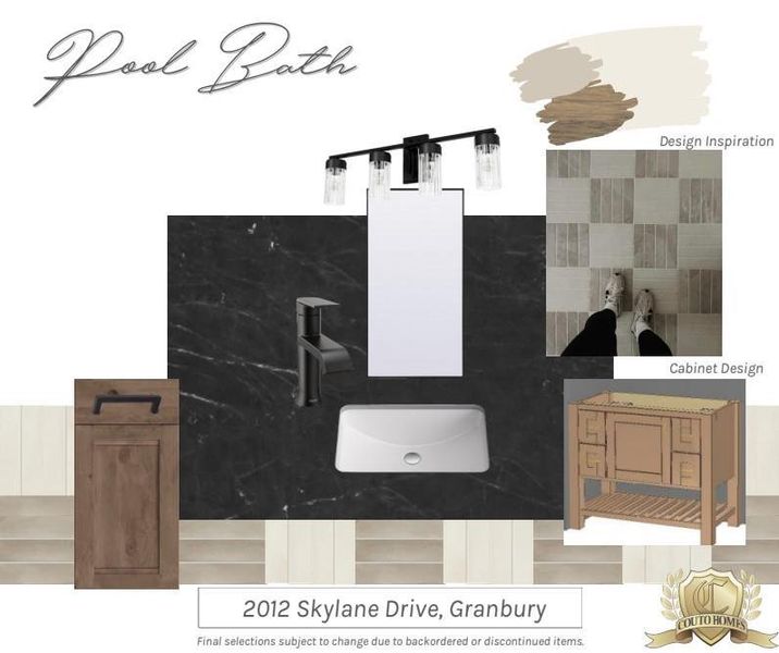 Sample of building materials used in homes in Pecan Plantation, Granbury (Image 8). Sample of building materials used in homes in Pecan Plantation, Granbury (Image 8).