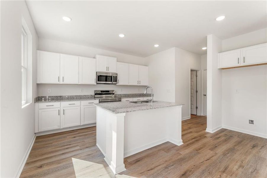 Furnished interior view inside a new home in Oakhill Estates, Adairsville (Image 4).