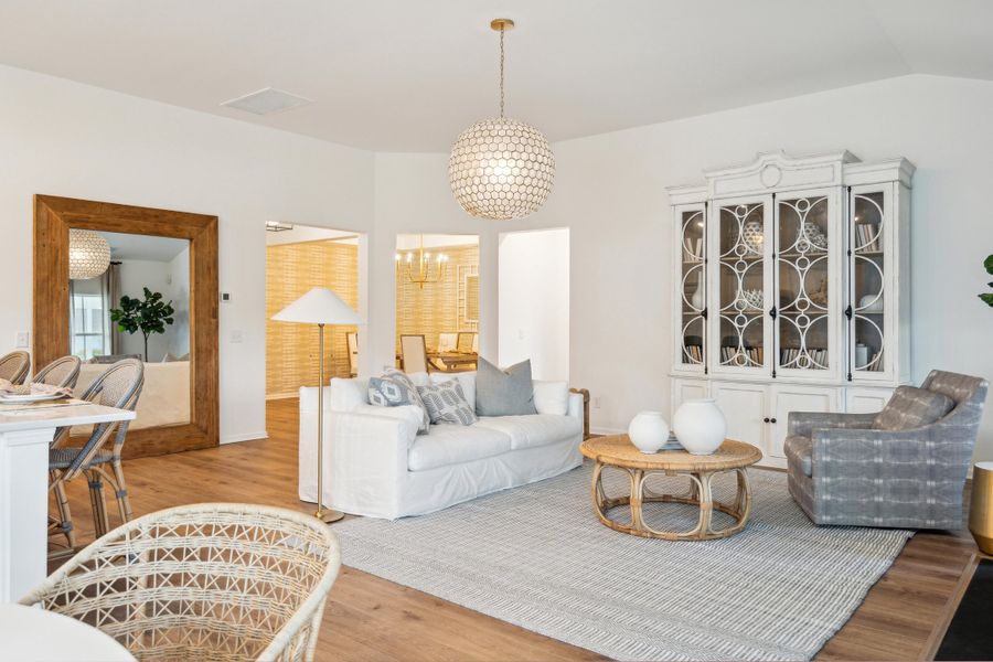 Furnished interior view inside a new home in , Summerville (Image 11). Furnished interior view inside a new home in , Summerville (Image 11).