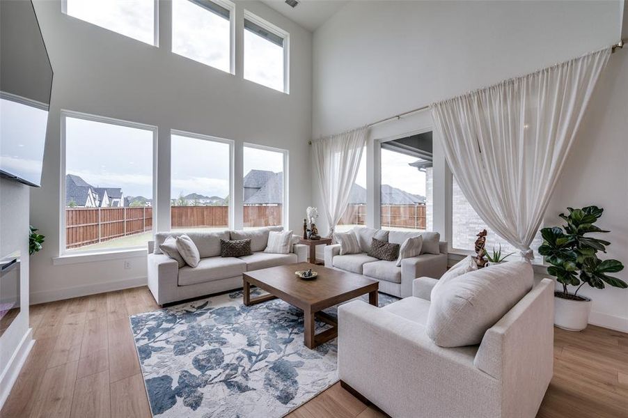 Furnished interior view inside a new home in , Prosper (Image 9).