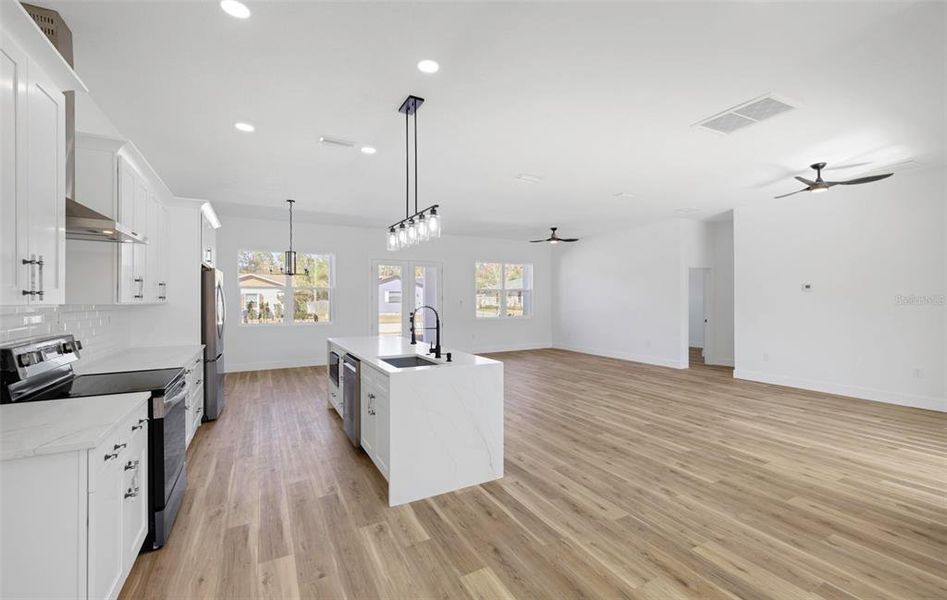 Furnished interior view inside a new home in , Hudson (Image 10).