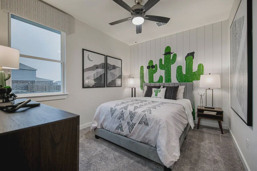 Furnished interior view inside a new home in Stream Waters, Buda (Image 18).