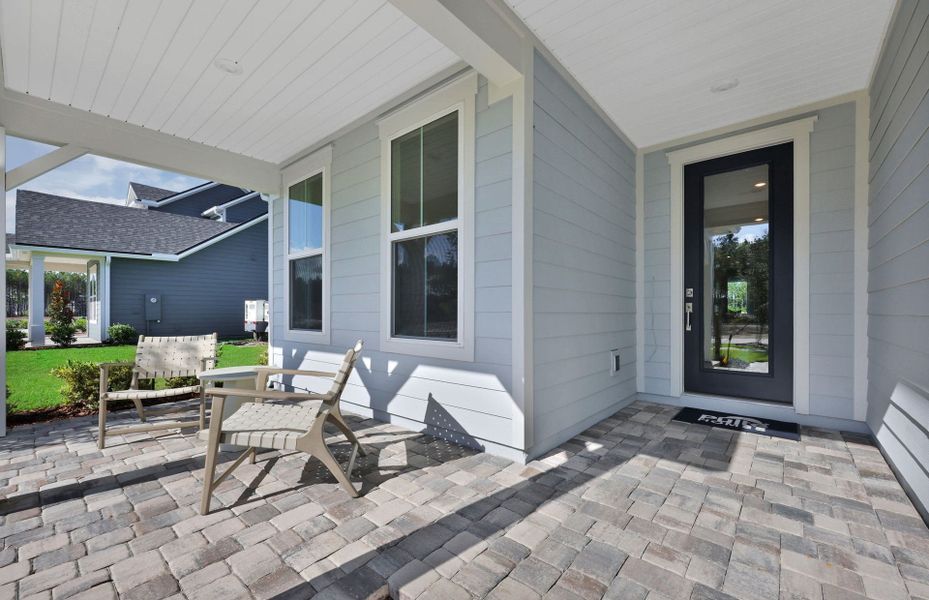 Representative exterior details of a home built from the Mystique by Pulte Homes in Westerly Park at Wildlight, Wildlight (Image 22).
