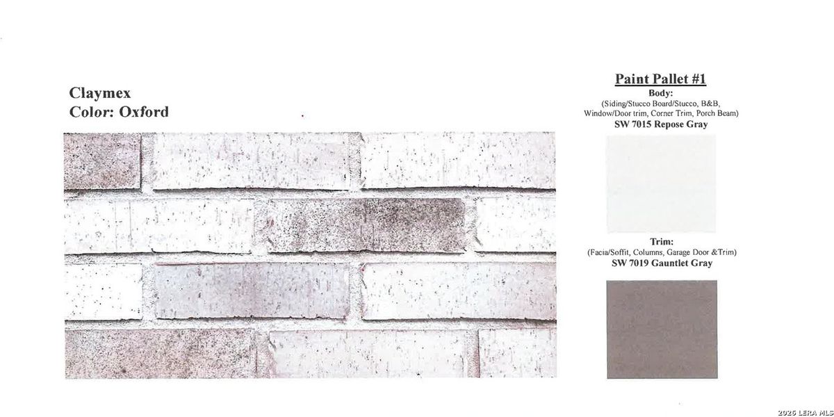 Sample of building materials used in homes in Summerlin, San Antonio (Image 5). Sample of building materials used in homes in Summerlin, San Antonio (Image 5).