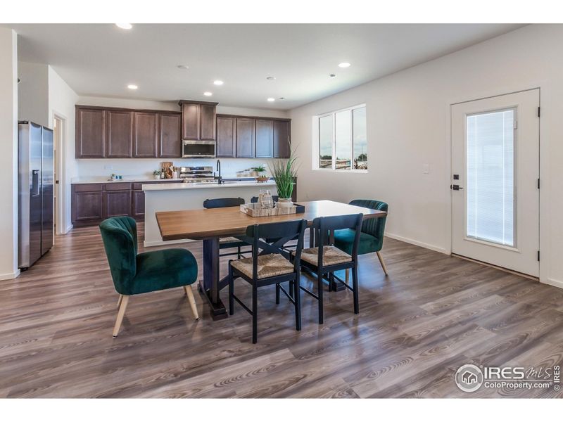 DINING ROOM AND KITCHEN