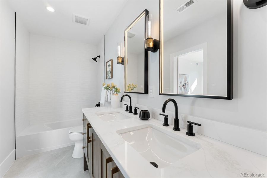 Furnished interior view inside a new home in , Denver (Image 27).