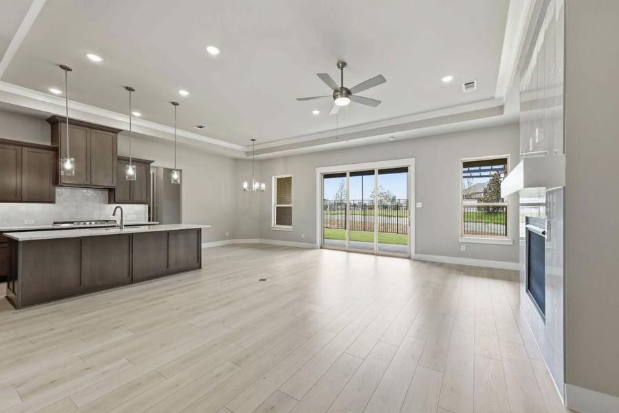 Spacious, unfurnished interior of a new home in Ladera Little Elm, Little Elm (Image 30). Spacious, unfurnished interior of a new home in Ladera Little Elm, Little Elm (Image 30).