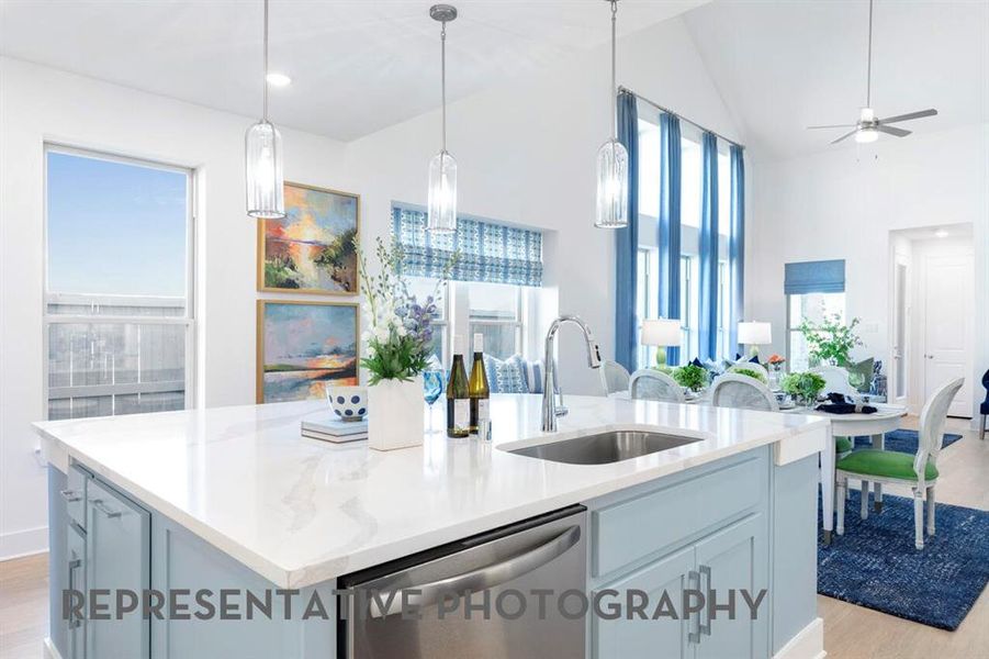 Furnished interior view inside a new home in Goodland, Midlothian (Image 26).