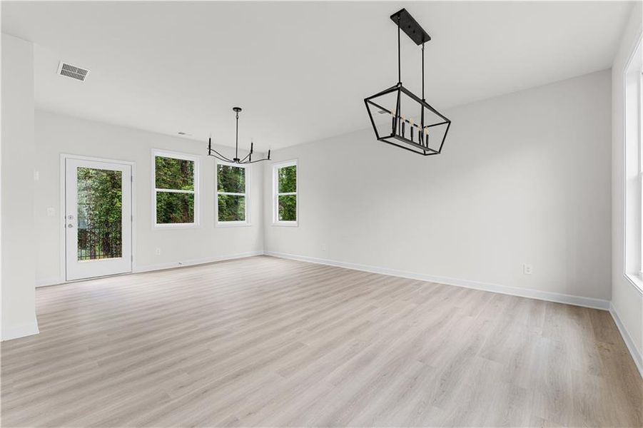 Spacious, unfurnished interior of a new home in Parkside, Tucker (Image 6).