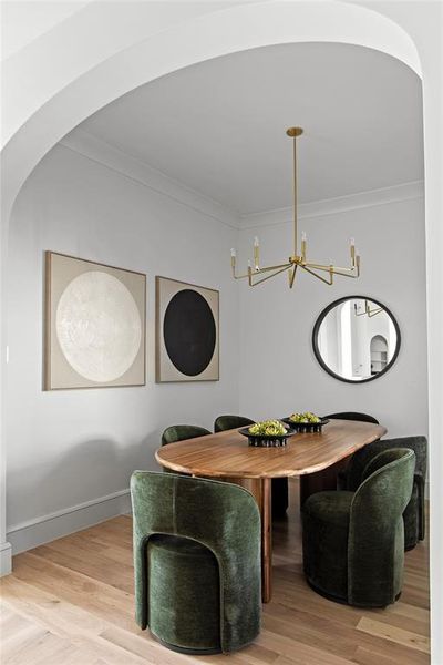 Furnished interior view inside a new home in , Dallas (Image 19).