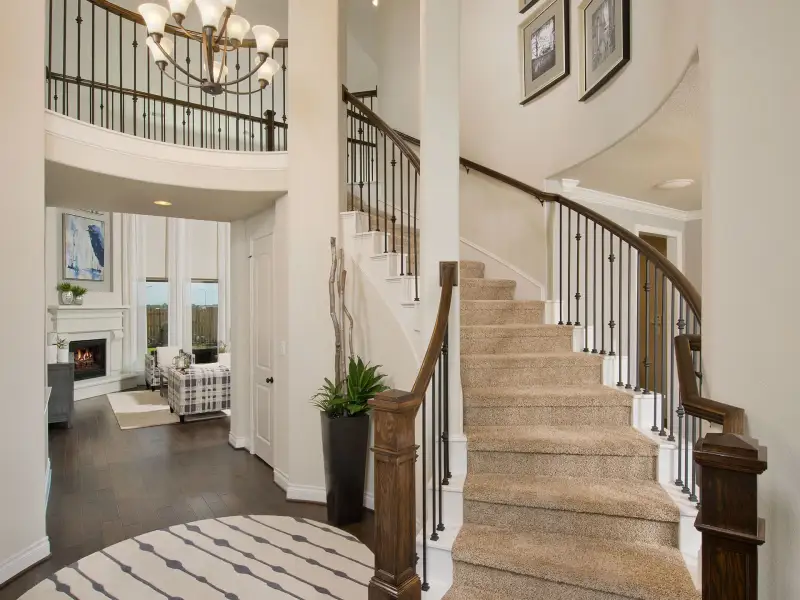 Furnished interior view inside a new home in Sweetgrass, Haslet (Image 18).