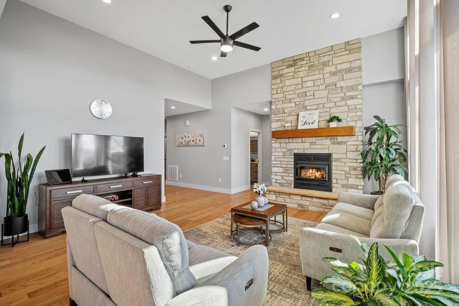 Furnished interior view inside a new home in , Asheville (Image 10). Furnished interior view inside a new home in , Asheville (Image 10).