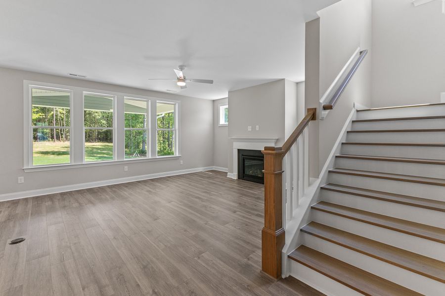 Representative unfurnished interior of a home built from the The Whitley by RobuckHomes in Baylee Ridge, Selma (Image 26).