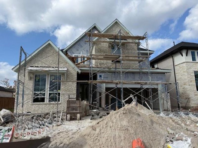 In-progress construction of a new home in Tompkins Reserve, Katy, TX (Image 7). In-progress construction of a new home in Tompkins Reserve, Katy, TX (Image 7).