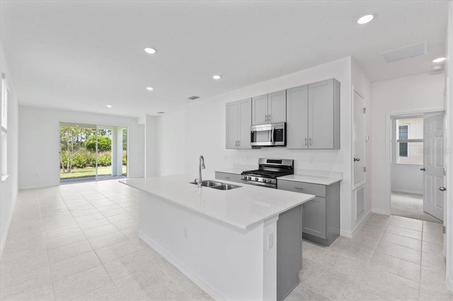 Furnished interior view inside a new home in Highfield at Twisted Oaks, Wildwood (Image 5).