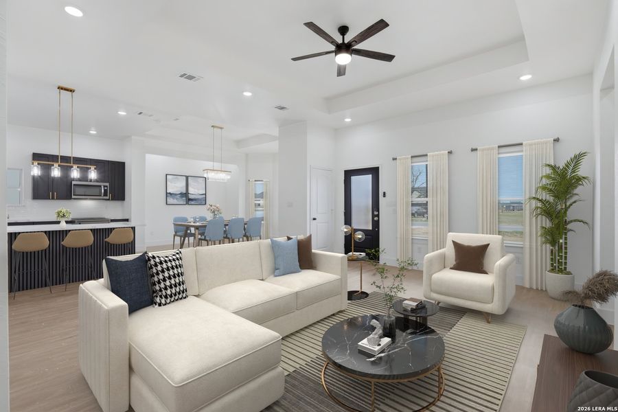 Furnished interior view inside a new home in , Atascosa (Image 13). Furnished interior view inside a new home in , Atascosa (Image 13).