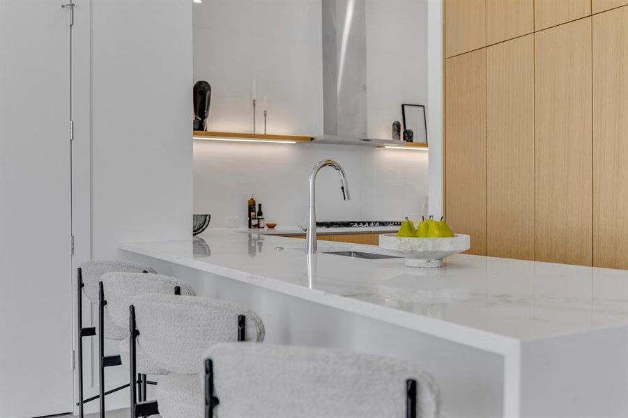 Furnished interior view inside a new home in , Dallas (Image 27).