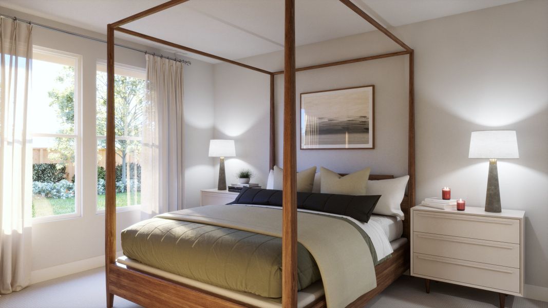 Representative furnished interior of a home built from the 4015 by Risewell Homes in Parkton Square, Kyle (Image 10).