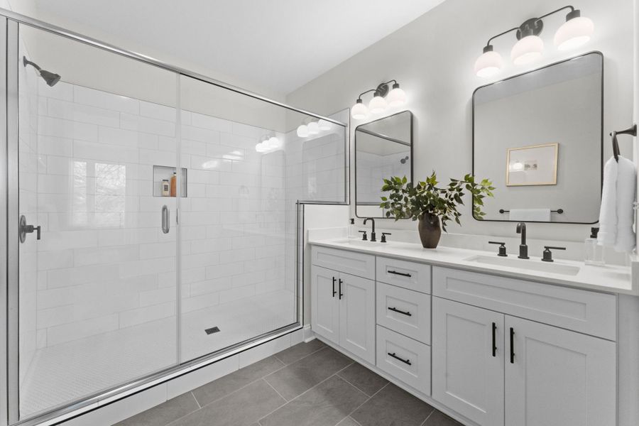 Furnished interior view inside a new home in Hartford Townhomes, Charlotte (Image 40).