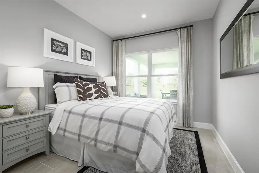 Representative furnished interior of a home built from the Lynn Haven by Ryan Homes in Copperleaf, Ocala (Image 22).