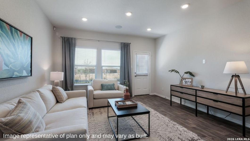 Furnished interior view inside a new home in Blue Ridge Ranch, San Antonio (Image 8).