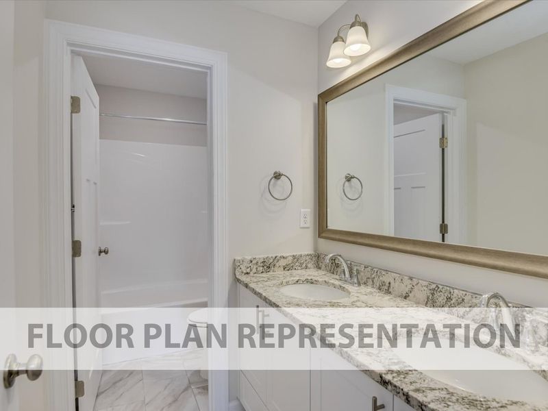 Secondary Bathroom Representation Photo | Parkwood Plan