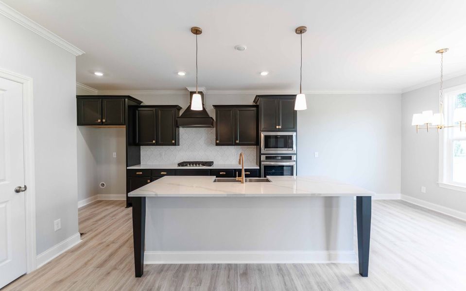Furnished interior view inside a new home in Aden Woods, Fairview (Image 4).