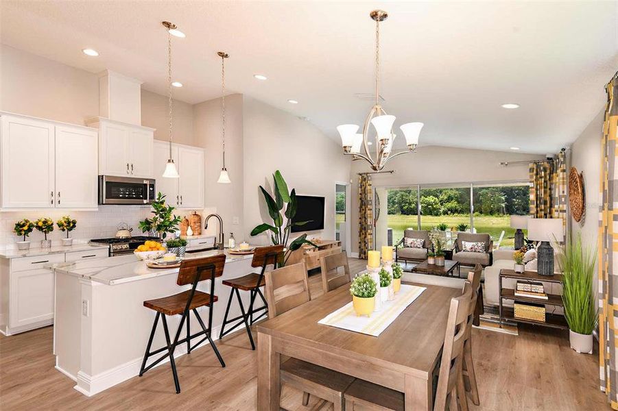 Furnished interior view inside a new home in Crosswind Point, Parrish (Image 18).