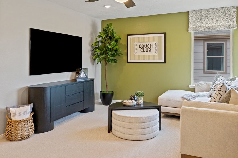 Representative furnished interior of a home built from the 1907 Modeled by KB Home in Madera Trails, New Caney (Image 8).