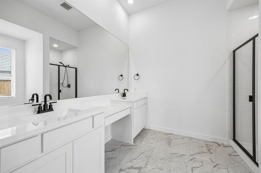 Furnished interior view inside a new home in , Aubrey (Image 14).