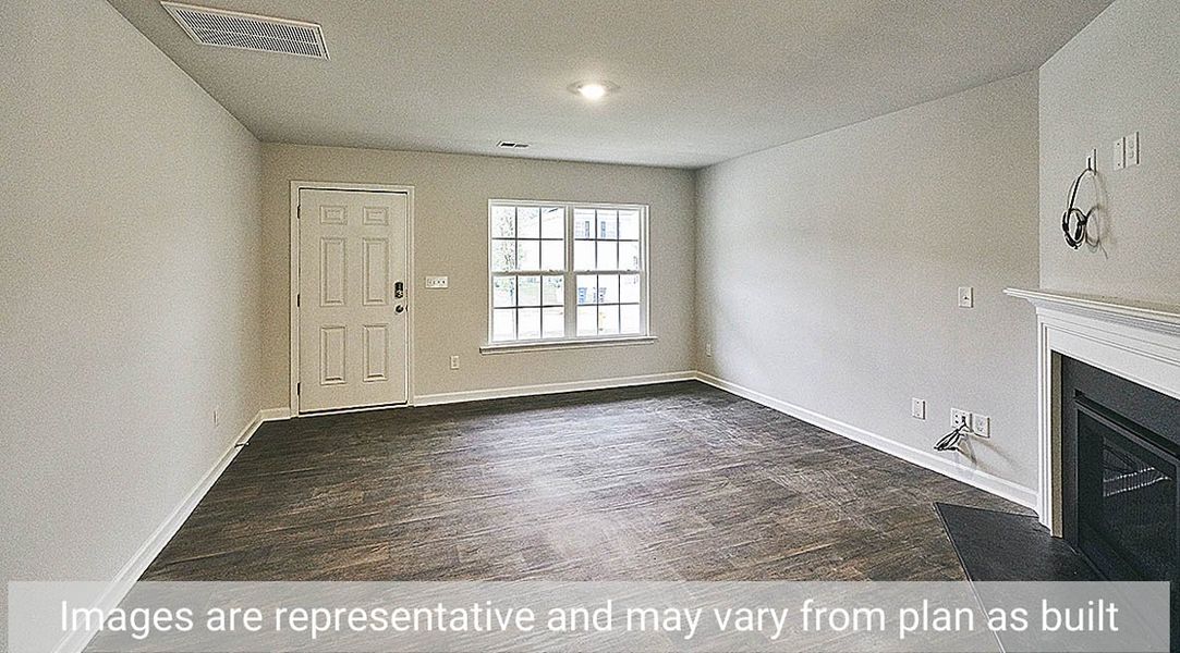 Representative unfurnished interior of a home built from the Brandon by D.R. Horton in Fishel Village, Winston-Salem (Image 20). Representative unfurnished interior of a home built from the Brandon by D.R. Horton in Fishel Village, Winston-Salem (Image 20).