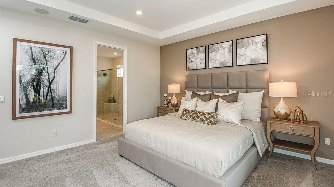 Furnished interior view inside a new home in Tiburon, Nokomis (Image 13).