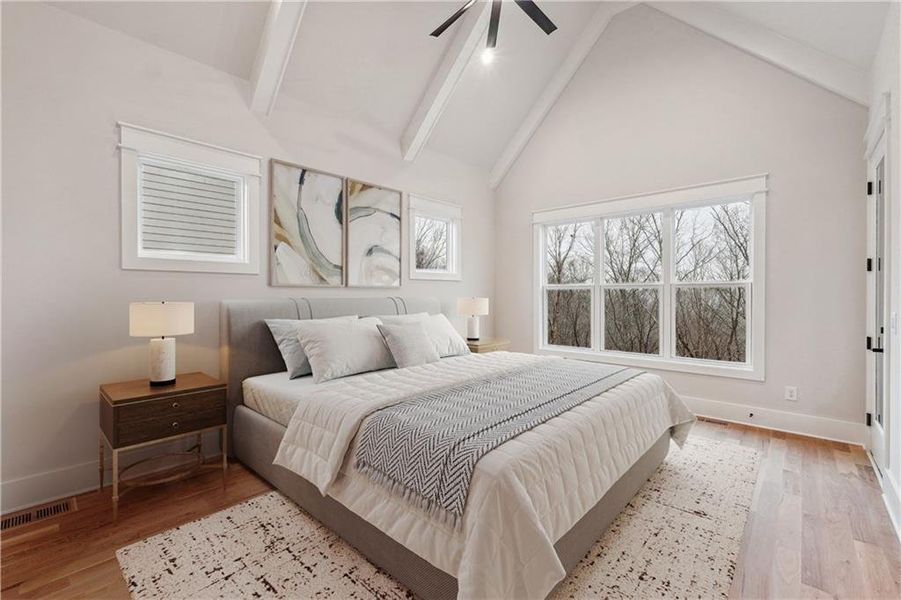 Furnished interior view inside a new home in , Dawsonville (Image 4).