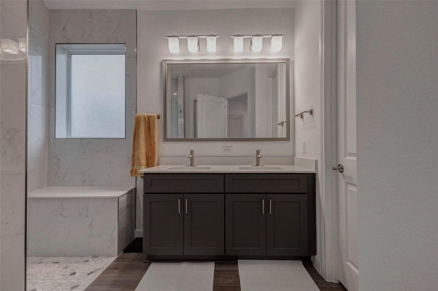 Furnished interior view inside a new home in Katy Court, Katy (Image 26).