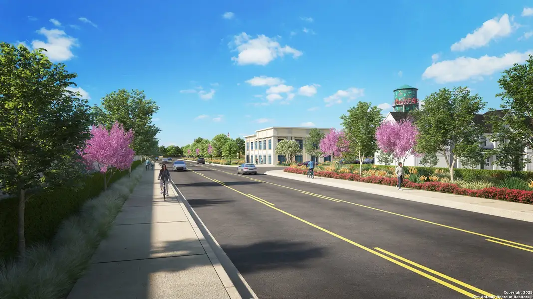 Front exterior of a new home in , New Braunfels, TX, highlighting curb appeal (Image 2). Front exterior of a new home in , New Braunfels, TX, highlighting curb appeal (Image 2).