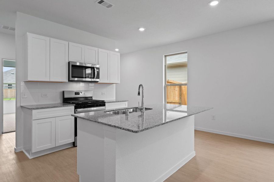 Furnished interior view inside a new home in Mavera, Conroe (Image 5).