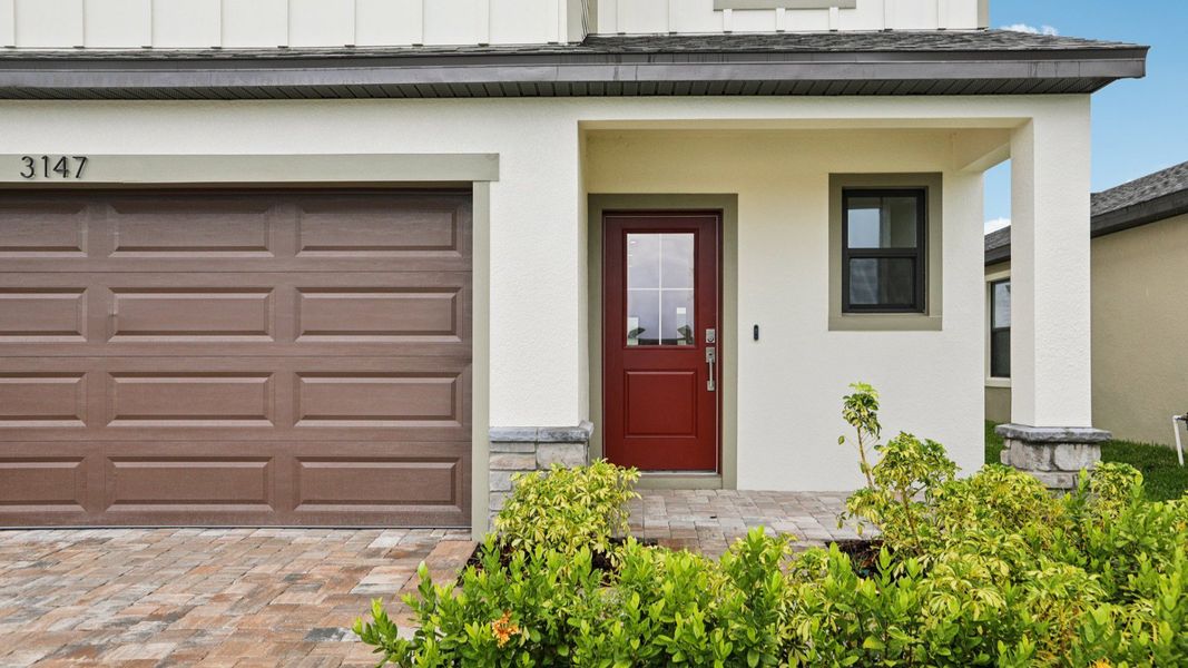 Naples Front Door Exterior at Grasslands West in Lakeland FL