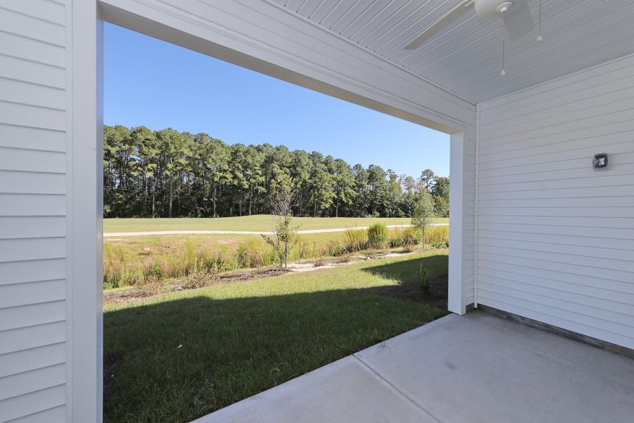 Exterior details and patio area of a home in Bally Castle, Murrells Inlet (Image 3). Exterior details and patio area of a home in Bally Castle, Murrells Inlet (Image 3).