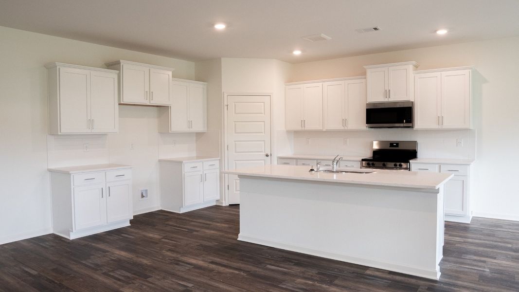 Furnished interior view inside a new home in Pine Dove Estates, Tallahassee (Image 3).