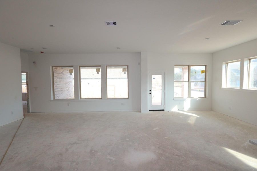 In-progress construction of a new home in Escondido 60' Homesites, Magnolia, TX (Image 4).