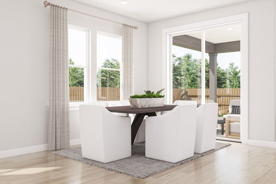 Furnished interior view inside a new home in Union Collection at Park Central, Georgetown (Image 5).