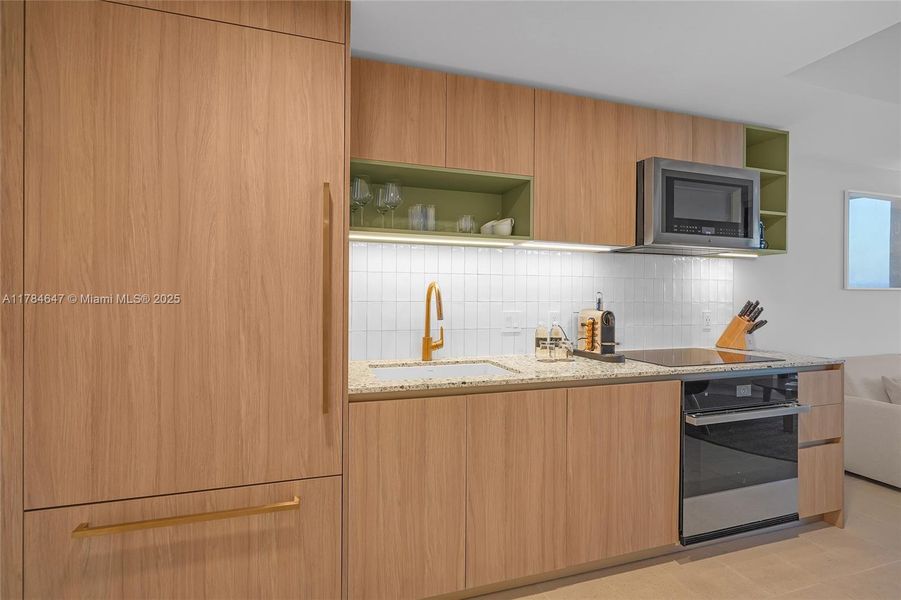 Furnished interior view inside a new home in , Miami (Image 7).