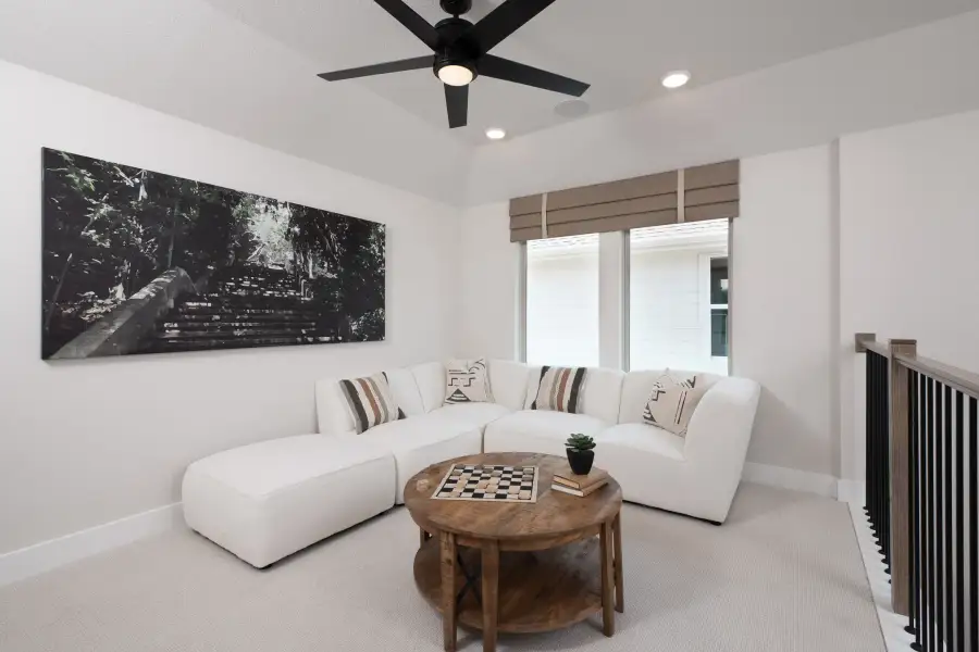 Furnished interior view inside a new home in The Retreat at Harvest, Argyle (Image 9).