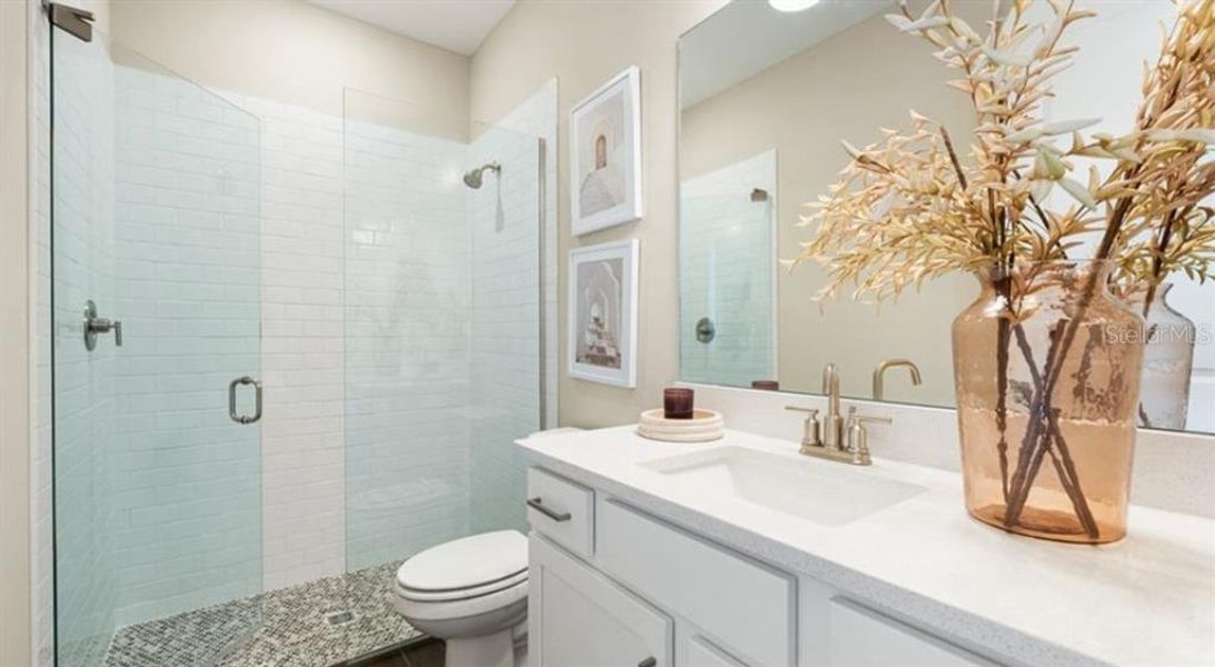 Furnished interior view inside a new home in Esplanade at Westview, Kissimmee (Image 14).